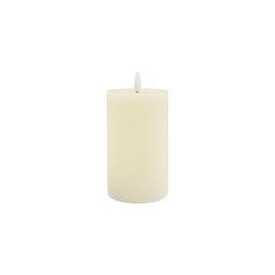 Bougie LED décoratif effet flamme en cire naturelle