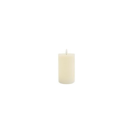Bougie LED décoratif effet flamme en cire naturelle
