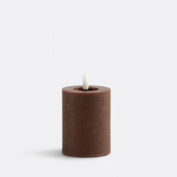 Bougie LED décoratif effet flamme en cire naturelle