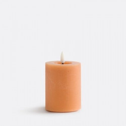Bougie LED décoratif effet flamme en cire naturelle
