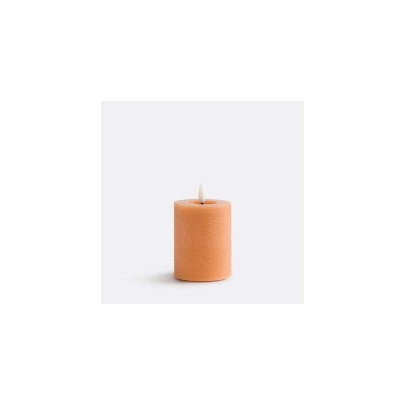 Bougie LED décoratif effet flamme en cire naturelle