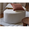 Pouf Julika bouclé