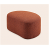 Pouf Julika bouclé