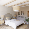 ADELAIDE - Tête de lit murale en jute beige