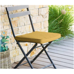 Galette de chaise KADJA disponible en plusieurs coloris